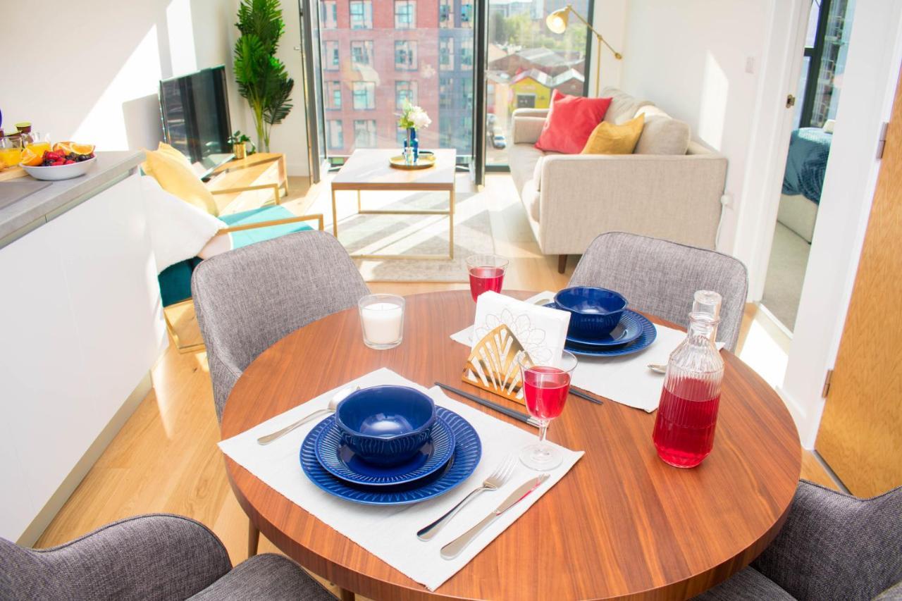 Exoticstay Apartments - Ultra Luxe Top Floor Suite - City Centre Apartment With Cube View - Smart 4K Tv With Ultrafast Wifi & Netflix Birmingham Esterno foto